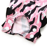 Max Pet Dog / Cat Recovery Suit Surgery Wound Protective Clothes Pink Camo L
