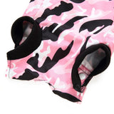Max Pet Dog / Cat Recovery Suit Surgery Wound Protective Clothes Pink Camo L