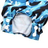 Max Pet Dog / Cat Recovery Suit Surgery Wound Protective Clothes Blue Camo L