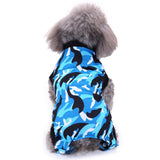 Max Pet Dog / Cat Recovery Suit Surgery Wound Protective Clothes Blue Camo L