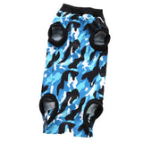 Max Pet Dog / Cat Recovery Suit Surgery Wound Protective Clothes Blue Camo L