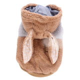 Max Pet Puppy Dog Comfortable Rabbit Shape Jacket Warm Plush Coat Apricot