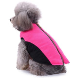 Max Pet Puppy Dog Comfortable Jacket Winter Warm Windproof Plush Coat Rose Red