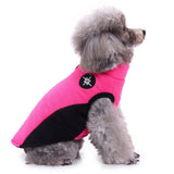 Max Pet Puppy Dog Comfortable Jacket Winter Warm Windproof Plush Coat Rose Red