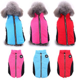 Max Pet Puppy Dog Comfortable Jacket Winter Warm Windproof Plush Coat Rose Red