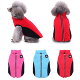 Max Pet Puppy Dog Comfortable Jacket Winter Warm Windproof Plush Coat Rose Red