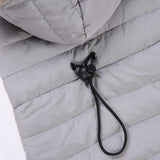 Max Pet Dog Cat Hooded Jacket Winter Warm Windproof Plush Hat Coat Gray