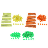 Max Plastic Livestock Ear Tag for Goat Sheep Pig Dog Number 1 to 100 Yellow
