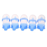 Max 5 Pcs Bird Pigeon Parrot Automatic Feeder Water Food Dispenser Blue S