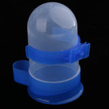 Max 5 Pcs Bird Pigeon Parrot Automatic Feeder Water Food Dispenser Blue S