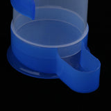 Max 5 Pcs Bird Pigeon Parrot Automatic Feeder Water Food Dispenser Blue S