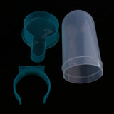 Max 5 Pcs Bird Pigeon Parrot Automatic Feeder Water Food Dispenser Green S