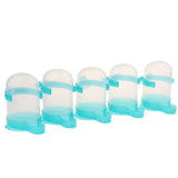 Max 5 Pcs Bird Pigeon Parrot Automatic Feeder Water Food Dispenser Green S