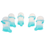Max 5 Pcs Bird Pigeon Parrot Automatic Feeder Water Food Dispenser Green S