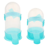 Max 5 Pcs Bird Pigeon Parrot Automatic Feeder Water Food Dispenser Green S