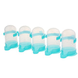 Max 5 Pcs Bird Pigeon Parrot Automatic Feeder Water Food Dispenser Green S