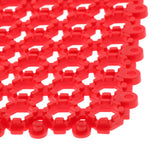 Max 5Pcs Rabbit Mats Cages Plastic Small Animal Cage Hole Mat Easy Clean Red