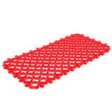 Max 5Pcs Rabbit Mats Cages Plastic Small Animal Cage Hole Mat Easy Clean Red