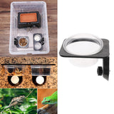 Max 1Pc Reptile Feeding Bowl Screw Food & Water Dish For Gecko, Lizard, etc