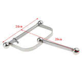 Max Stainless Steel Bird Parrot Scratching Stick Outdoor Handheld Standing Frame