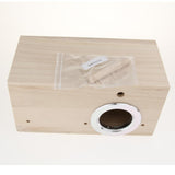Max Wooden Cage Bird Parrot Parakeet Nest Small Animals House Large Left Open