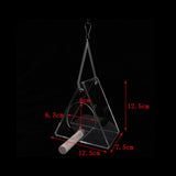 Max Clear Acrylic Bird Feeder Food Box Anti-scatter Parrot Feeder Triangular