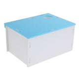 Max Small Animal House Cabin Cages Villa Hut Play Toy Hamster Exercise Toy Blue