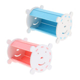 Max Small Animals Hamster Gerbil Colorful Tunnel House Nest Rest Bedroom Blue