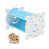 Max Small Animals Hamster Gerbil Colorful Tunnel House Nest Rest Bedroom Blue