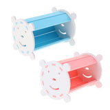 Max Small Animals Hamster Gerbil Colorful Tunnel House Nest Rest Bedroom Blue