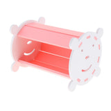 Max Small Animals Hamster Gerbil Colorful Tunnel House Nest Rest Bedroom Pink