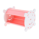 Max Small Animals Hamster Gerbil Colorful Tunnel House Nest Rest Bedroom Pink