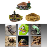 Maxbell Reptile Lizard Feeding Bowl Food Water Dish Terrarium Drinking Basin 1