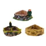 Maxbell Reptile Lizard Feeding Bowl Food Water Dish Terrarium Drinking Basin 1
