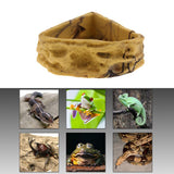 Maxbell Reptile Lizard Feeding Bowl Food Water Dish Terrarium Drinking Basin 3