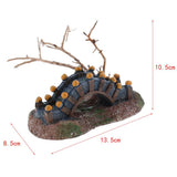 Maxbell Resin Reptile Terrarium Ornament Turtle Lizard Hideouts Landscape Decor