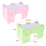 Maxbell Hamster Hideout House Wooden Living Hut Exercise Funny Nest Toy green