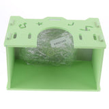 Maxbell Hamster Hideout House Wooden Living Hut Exercise Funny Nest Toy green
