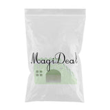 Maxbell Hamster Hideout House Wood Living Hut Exercise Funny Nest Toy for Rat green