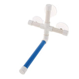 Maxbell Parrot Stand Perch Shower Standing Toy with Suction Cup Bird Supplies
