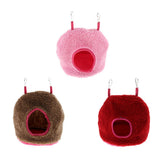 Maxbell Parrot Bird Hammock Hanging Cave Snuggle Happy Hut Tent Bed Toy Red