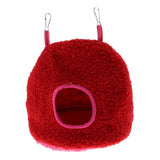 Maxbell Parrot Bird Hammock Hanging Cave Snuggle Happy Hut Tent Bed Toy Red