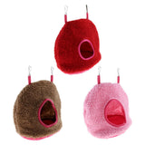 Maxbell Parrot Bird Hammock Hanging Cave Snuggle Happy Hut Tent Bed Toy Red