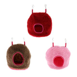 Maxbell Parrot Bird Hammock Hanging Cave Snuggle Happy Hut Tent Bed Toy Red