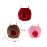 Maxbell Parrot Bird Hammock Hanging Cave Snuggle Happy Hut Tent Bed Toy Rose Red