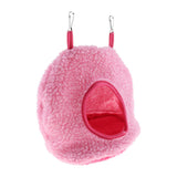 Maxbell Parrot Bird Hammock Hanging Cave Snuggle Happy Hut Tent Bed Toy Rose Red