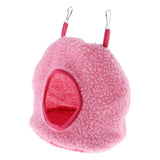 Maxbell Parrot Bird Hammock Hanging Cave Snuggle Happy Hut Tent Bed Toy Rose Red