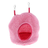 Maxbell Parrot Bird Hammock Hanging Cave Snuggle Happy Hut Tent Bed Toy Rose Red