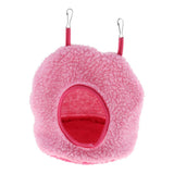 Maxbell Parrot Bird Hammock Hanging Cave Snuggle Happy Hut Tent Bed Toy Rose Red