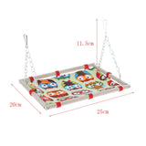 Maxbell Small Pet Cage Hanging Canvas Bed Mat Hammock for Bird Parrot